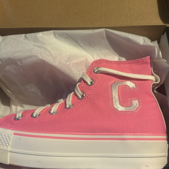 NWT Converse Chuck Taylor All Star Lift Platform Retro Varsity HIGH TOP SHOE - Picture 7 of 14